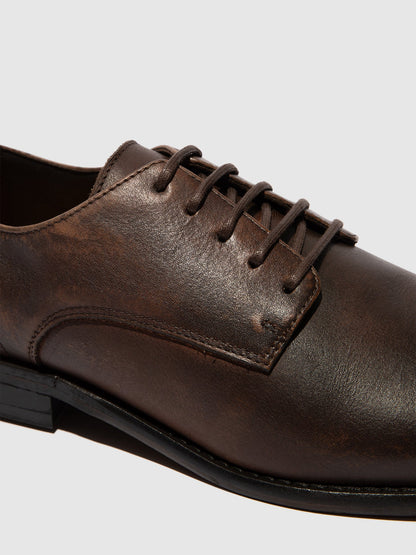 Sapatos em pele FLY London WAZU camel