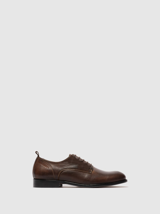 Sapatos em pele FLY London WAZU castanho
