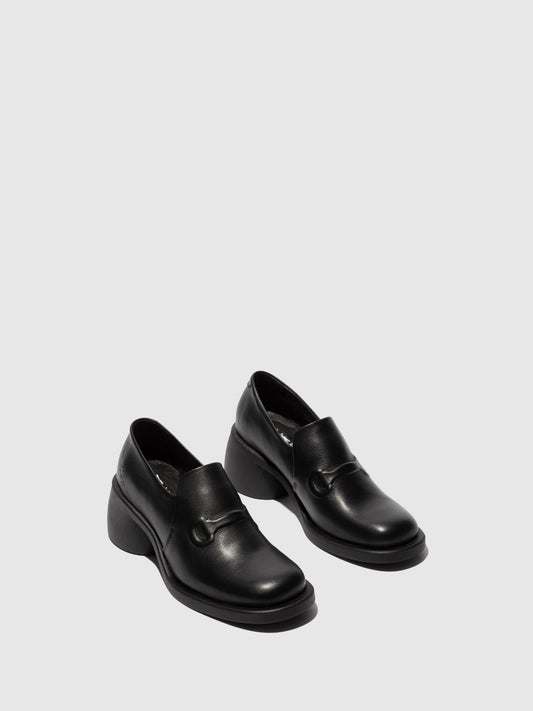 Sapatos em pele FLY London HOIL preto