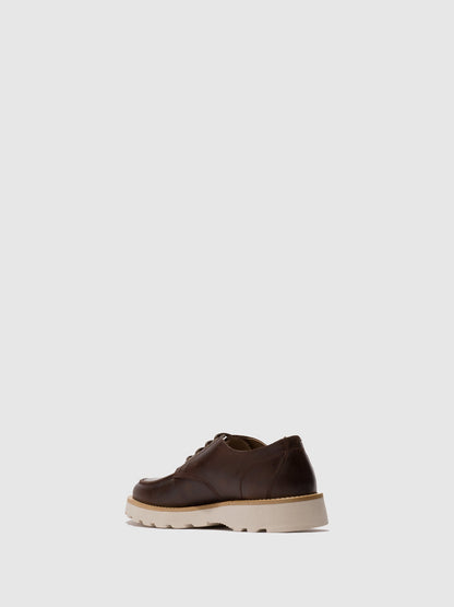 Sapatos em pele FLY London ROUL castanho