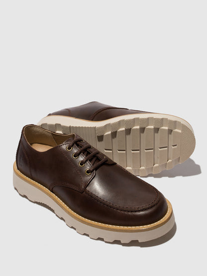 Sapatos em pele FLY London ROUL castanho