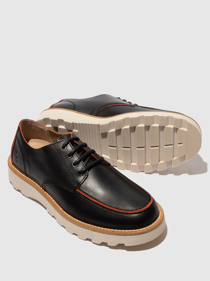 Sapatos em pele FLY London ROUL preto