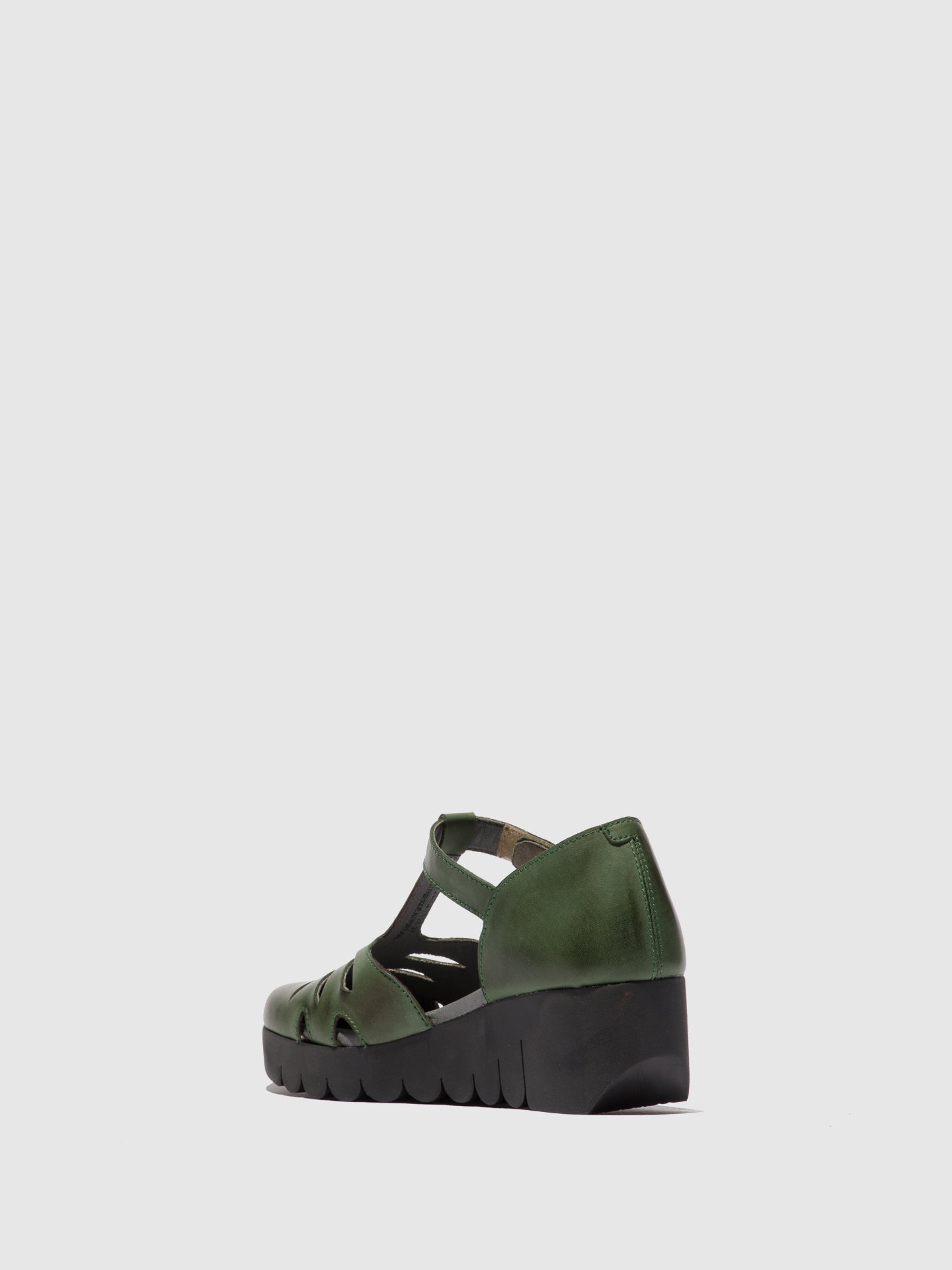 Sandálias em pele FLY London VELT verde