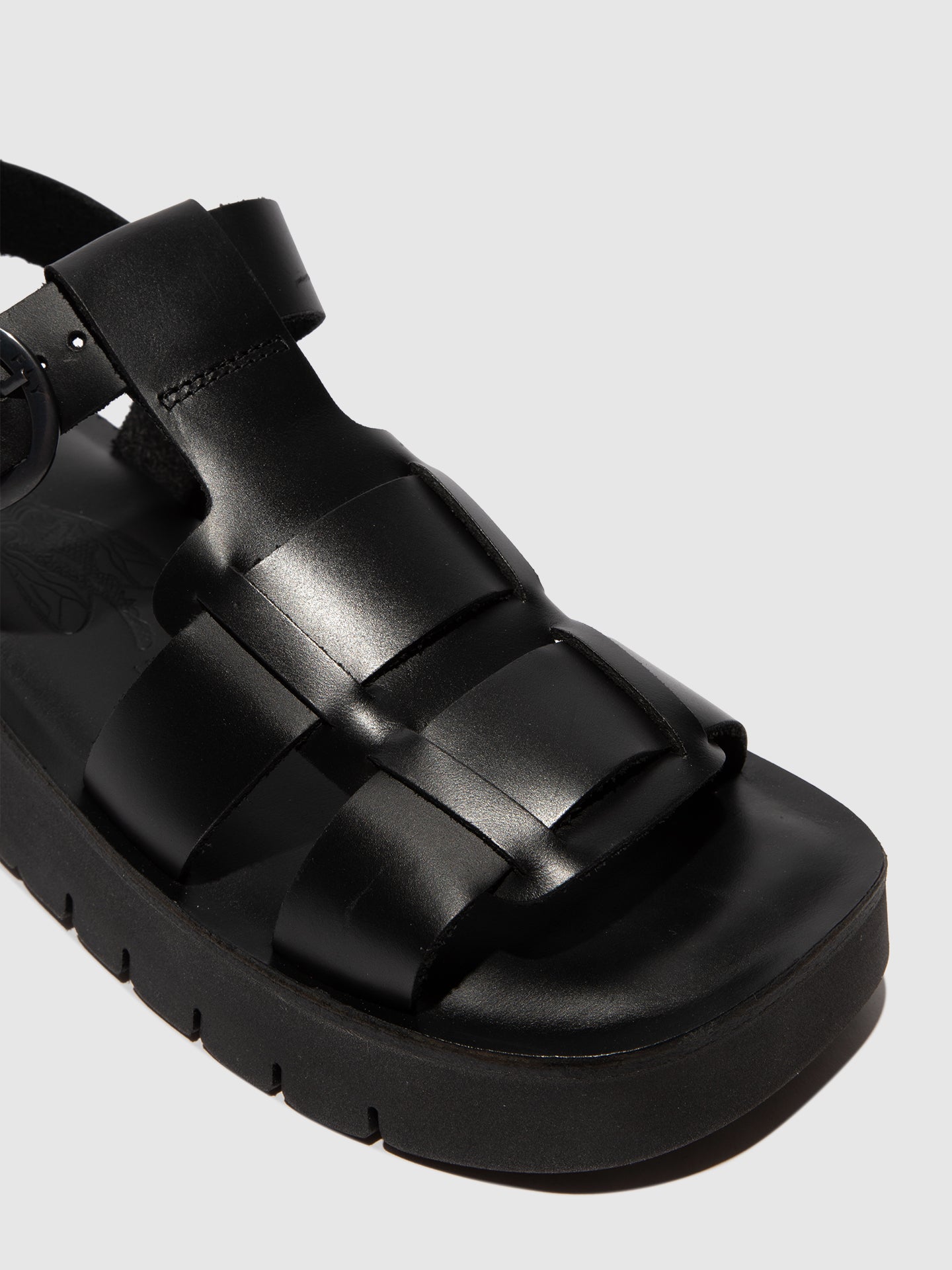 Sandálias em pele FLY London SUDY preto