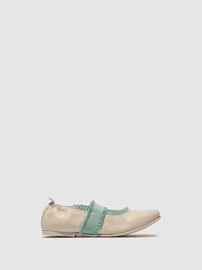 Sabrinas em pele FLY London GECH offwhite menta