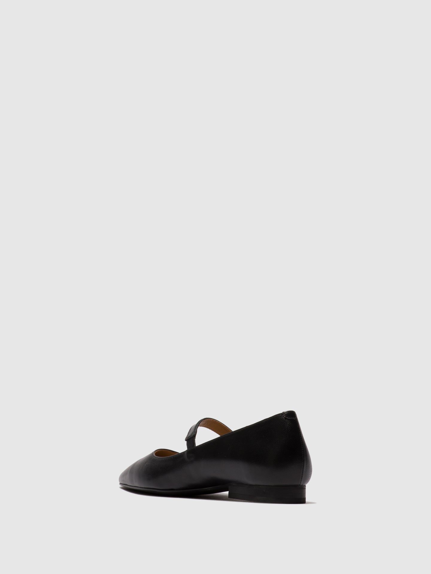 Sabrinas clássicas em pele FLY London SULN preto