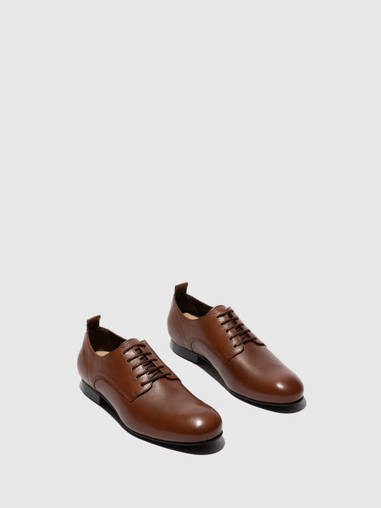 Sapatos em pele FLY London DEFI cognac