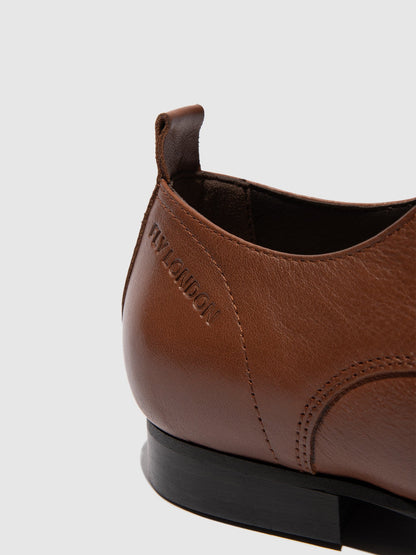Sapatos em pele FLY London DEFI cognac