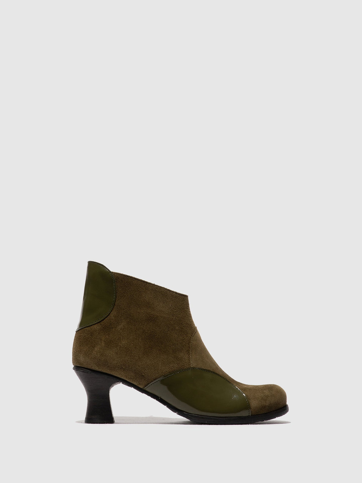 Botins com fecho em pele FLY London BLAIN aspen/sea kelp