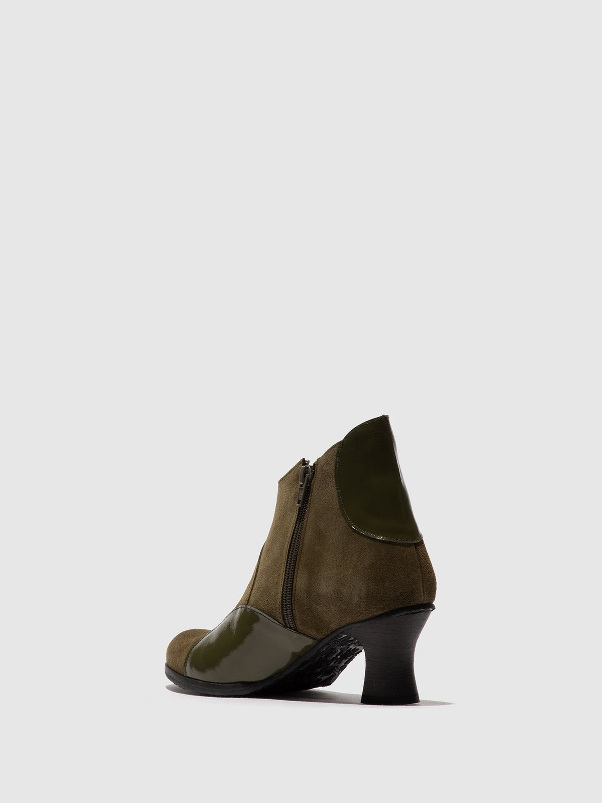 Botins com fecho em pele FLY London BLAIN aspen/sea kelp