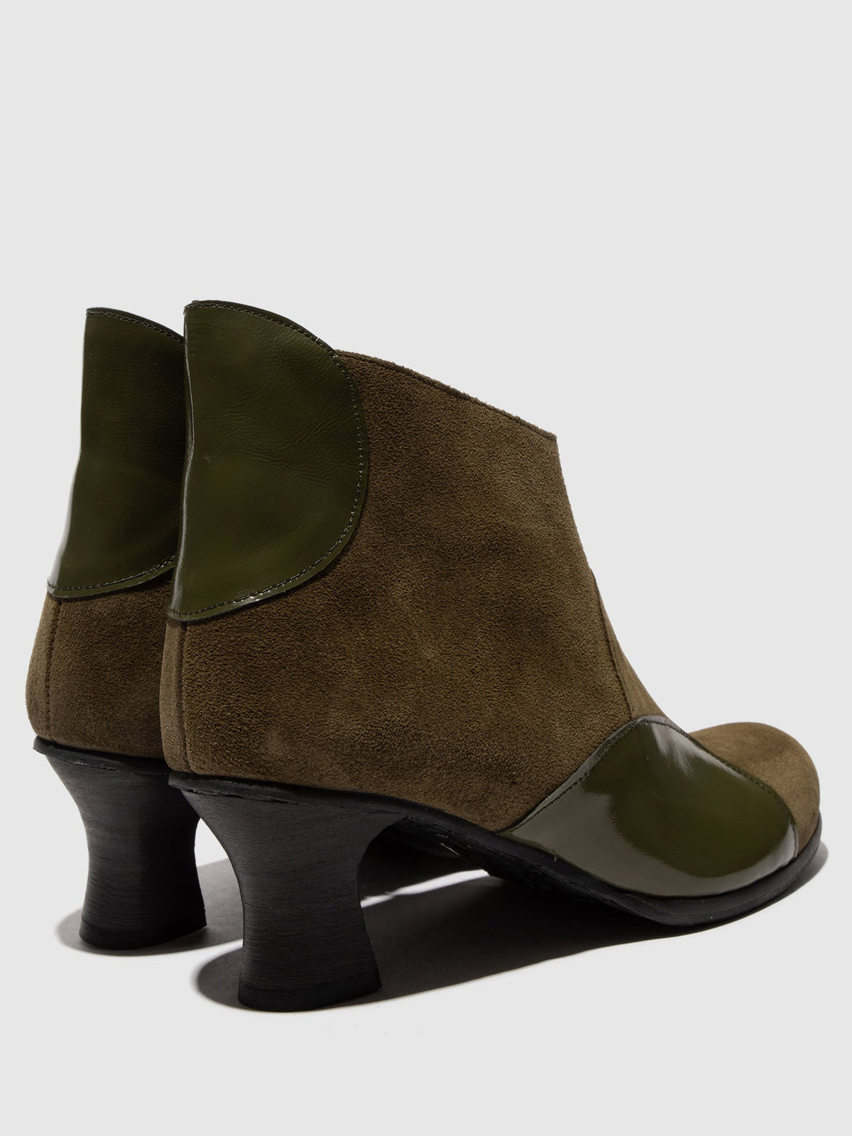 Botins com fecho em pele FLY London BLAIN aspen/sea kelp