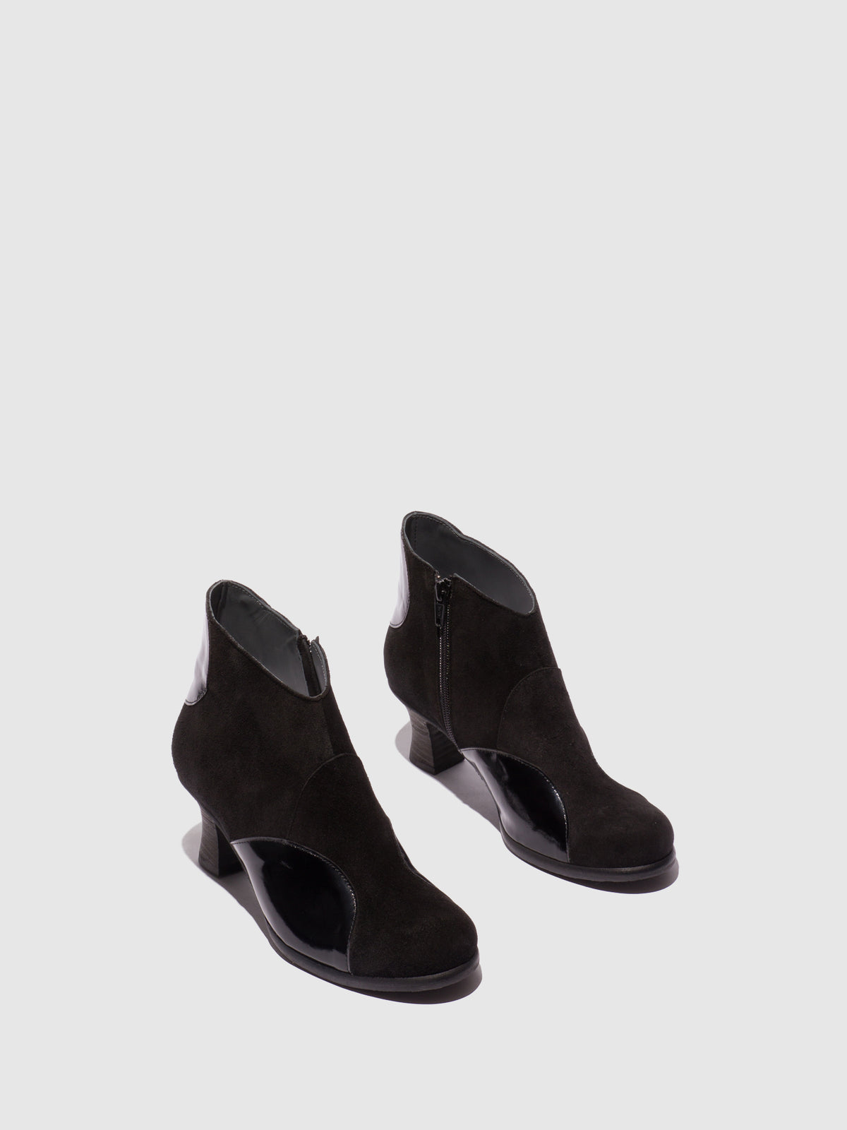 Botins em pele e camurça FLY London BLAIN preto