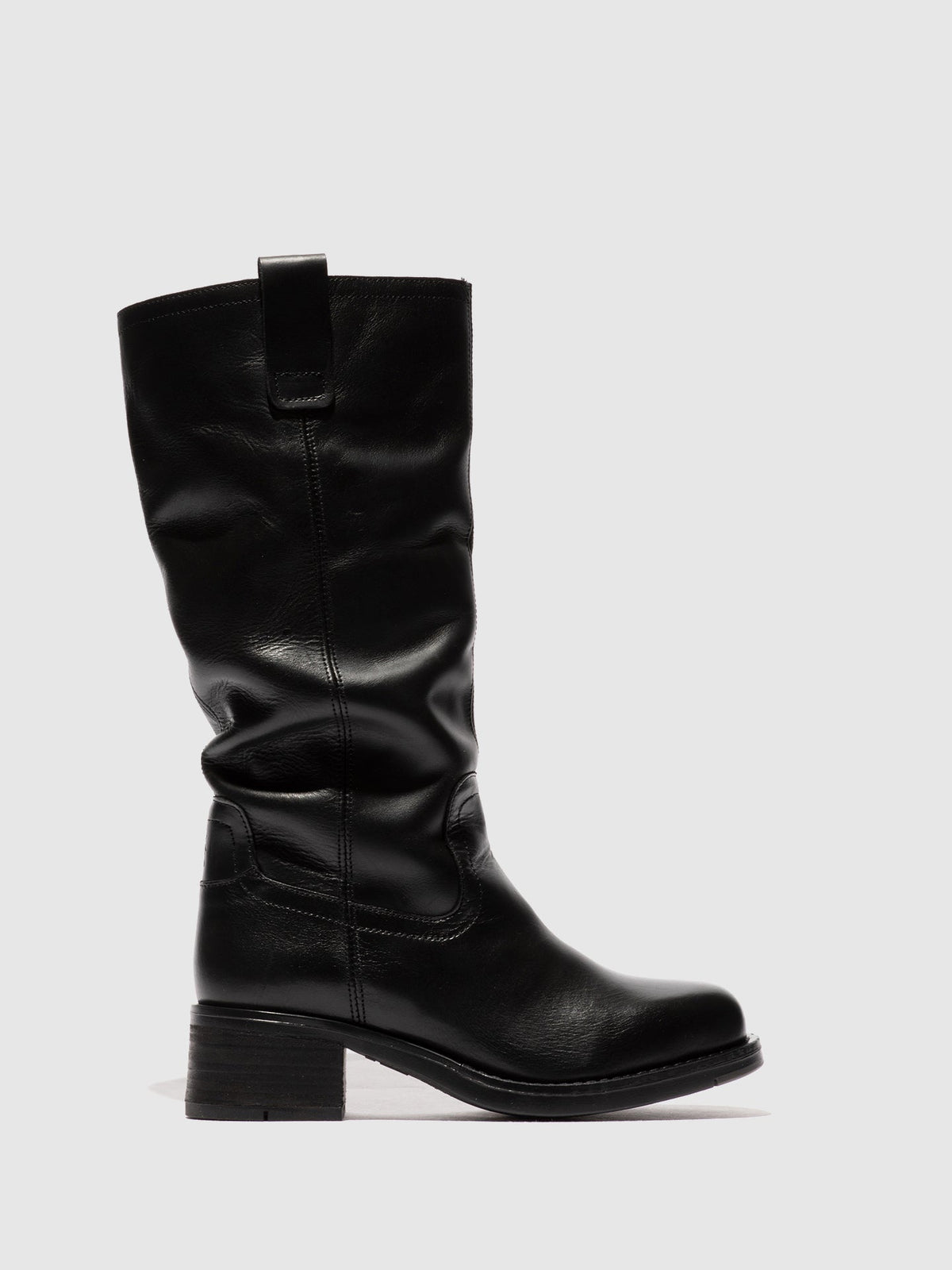 Botas acima do joelho em pele FLY London RINT preto