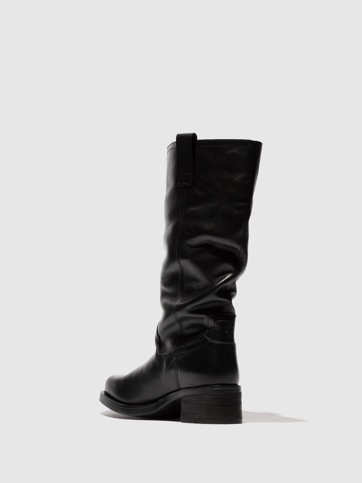 Botas acima do joelho em pele FLY London RINT preto