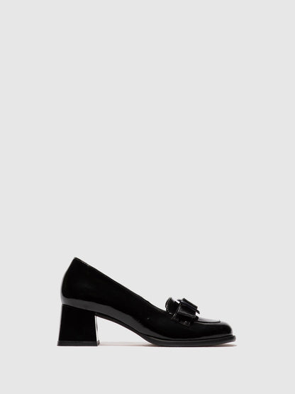 Sapatos em pele verniz FLY London SAIF preto