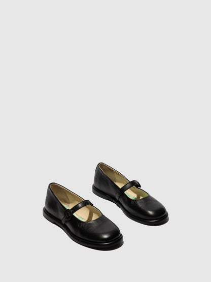 Sabrinas em pele FLY London DEIK preto