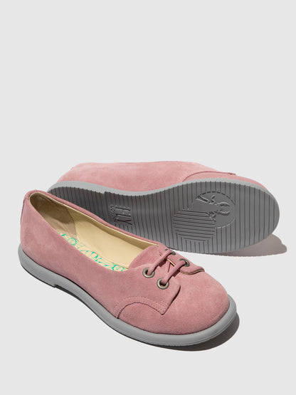Sabrina em pele FLY London DORT rosa claro