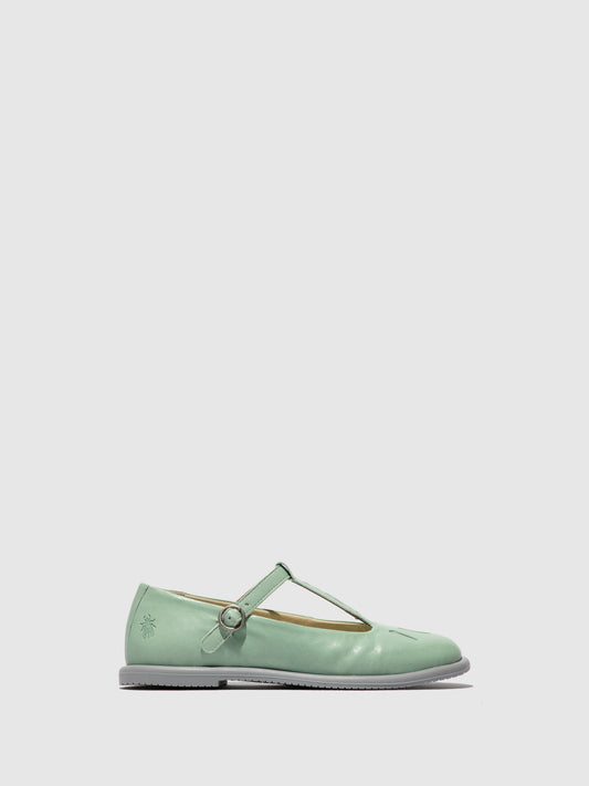 Sabrina em pele FLY London DAFE menta