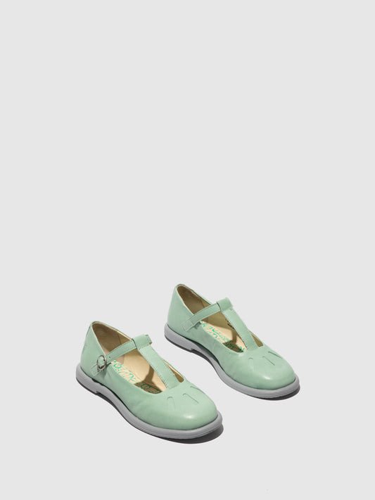 Sabrina em pele FLY London DAFE menta