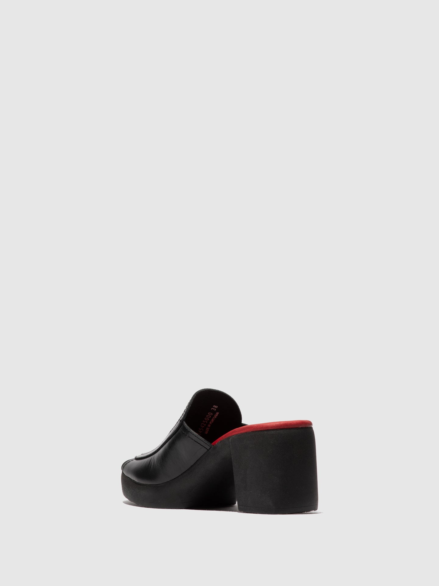 Mules em pele FLY London FLAE preto