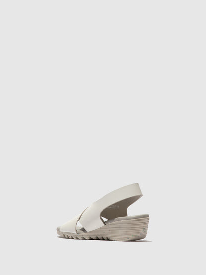 Sandálias em pele FLY London ORFY branco