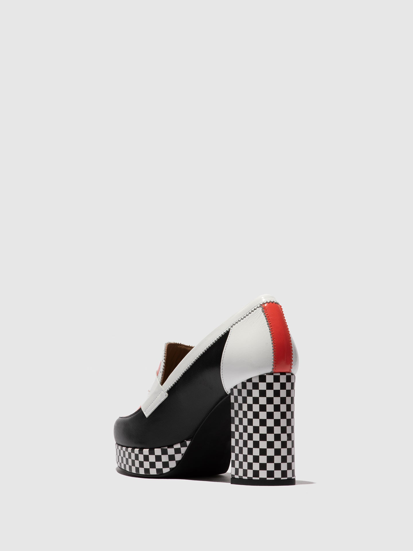 Sapatos em pele verniz FLY London EROK multicolor preto