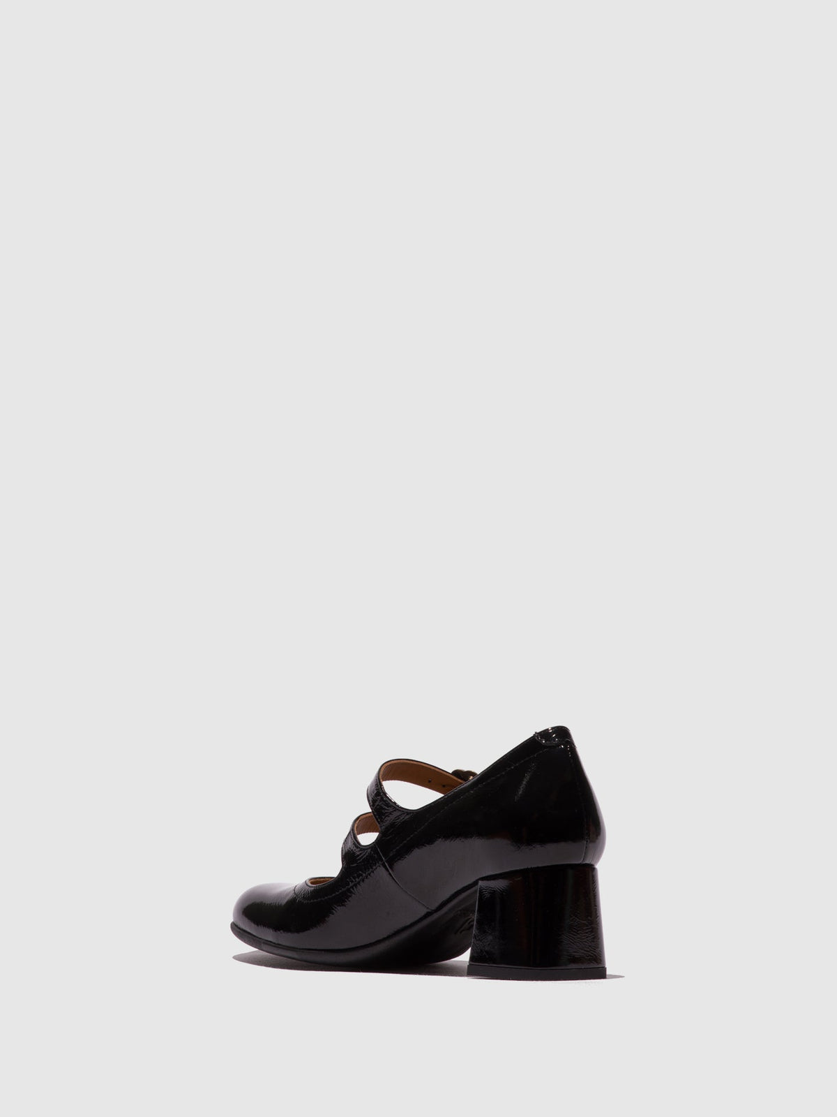 Sapatos com fivela em pele FLY London PAAF preto