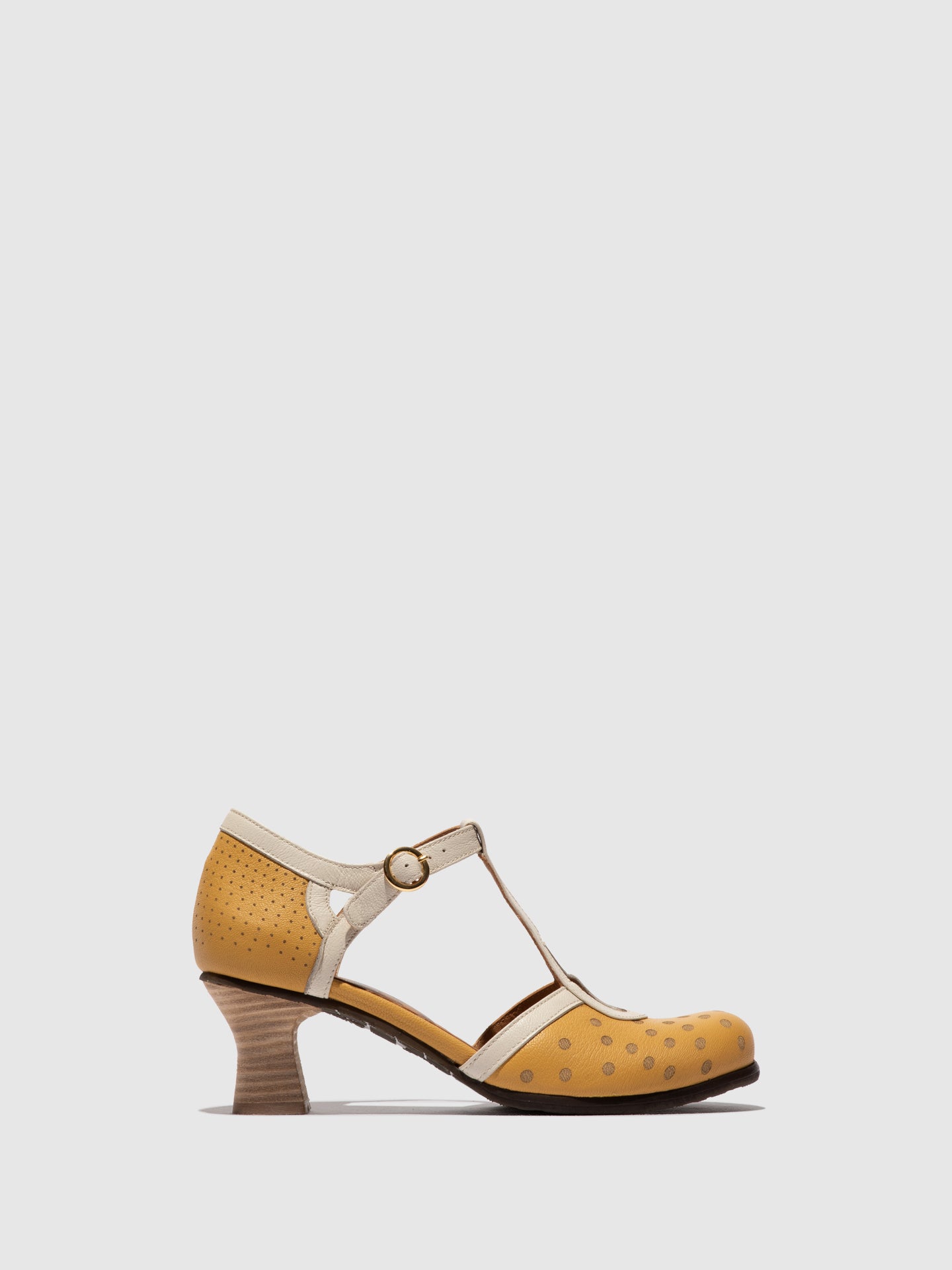 Sapatos em pele FLY London BLEF bumblebee offwhite