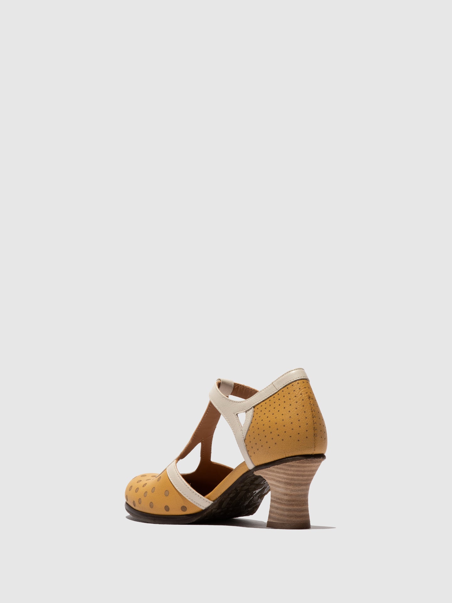 Sapatos em pele FLY London BLEF bumblebee offwhite