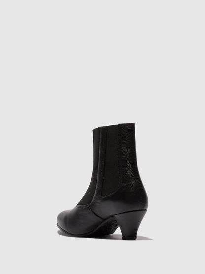 Botins em pele FLY London PIRF preto