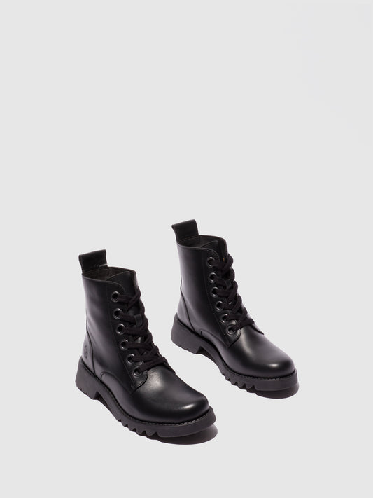 Botins em pele FLY London RAMY preto