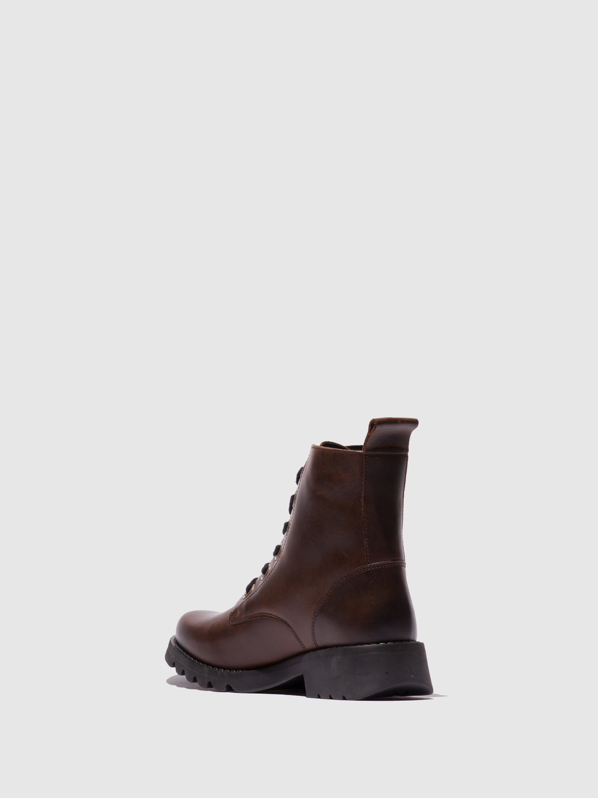 Botins em pele FLY London RAMY castanho-escuro