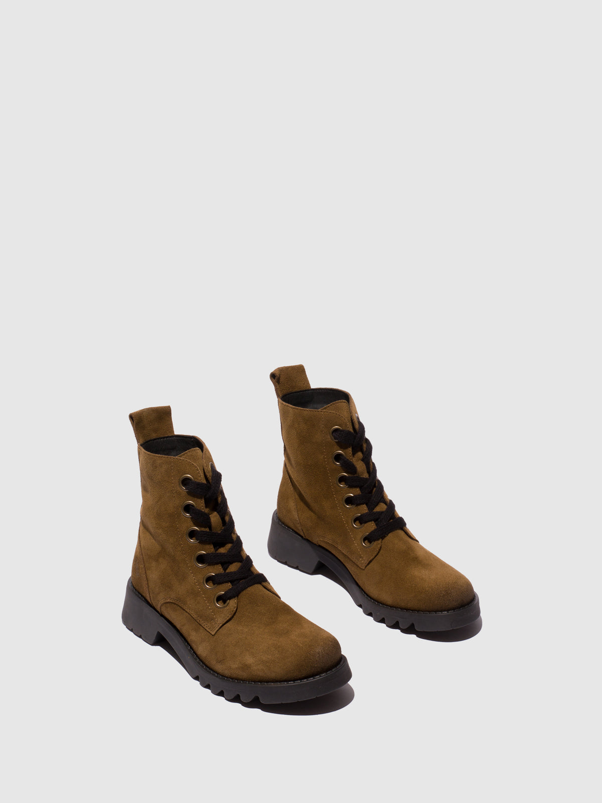 Botins em camurça FLY London RAMY cinzento-elefante