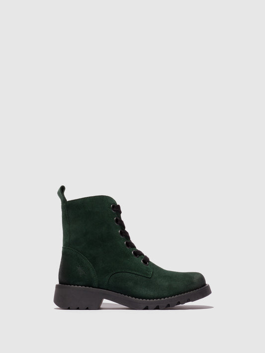 Botins em camurça FLY London RAMY verde-floresta