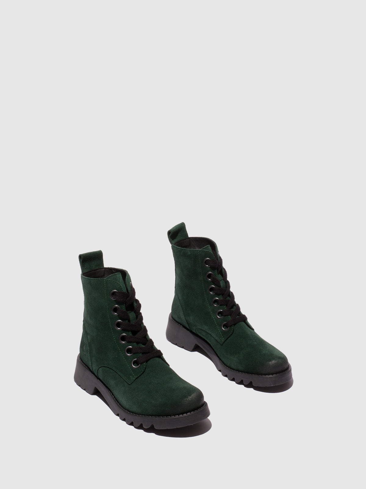 Botins em camurça FLY London RAMY verde-floresta