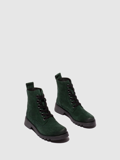 Botins em camurça FLY London RAMY verde-floresta