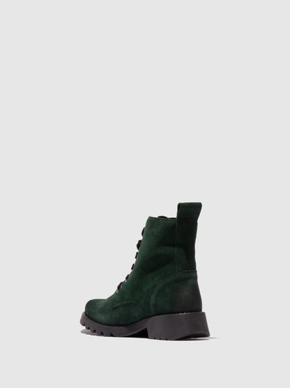 Botins em camurça FLY London RAMY verde-floresta