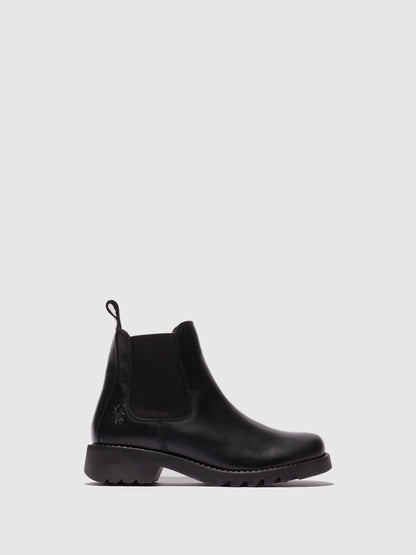 Botins em pele FLY London RILK preto