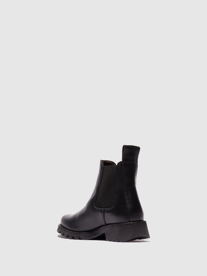 Botins em pele FLY London RILK preto