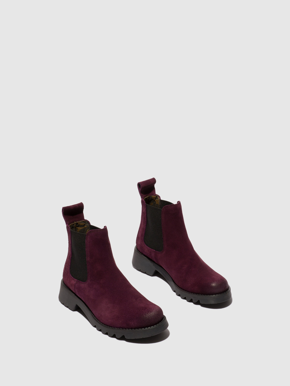 Botins em pele FLY London RILK vinho