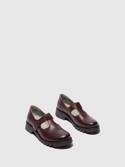 Sapatos em pele FLY London RUFE vinho