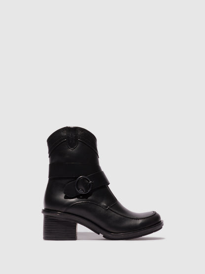 Botins em pele FLY London CELK preto