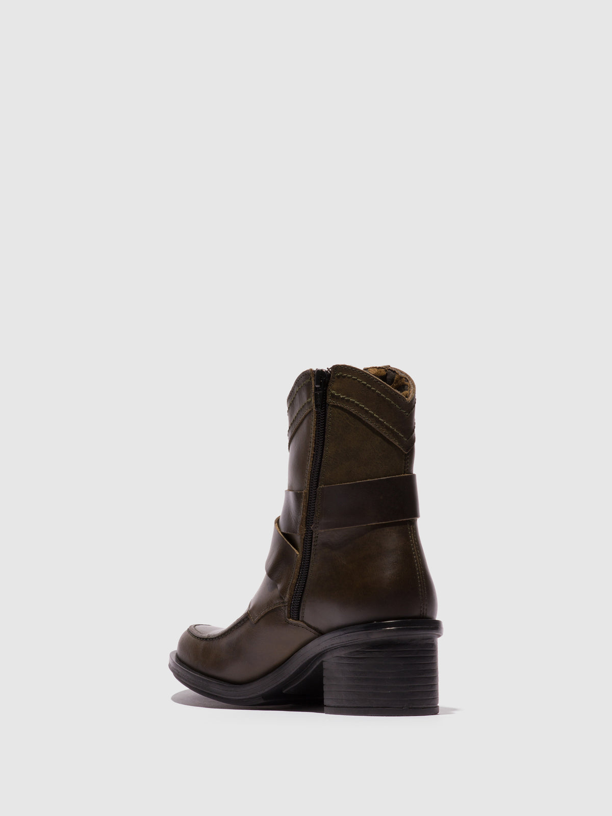Botins em pele FLY London CELK azul-diesel