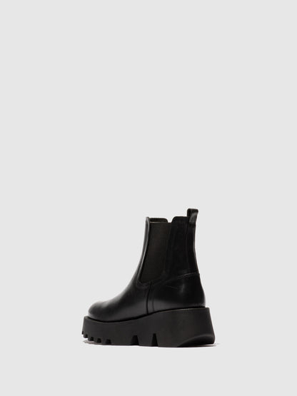 Botins em pele FLY London ZUFY preto
