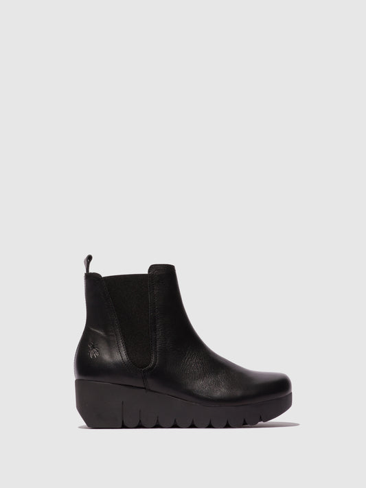 Botins em pele FLY London VOIL preto
