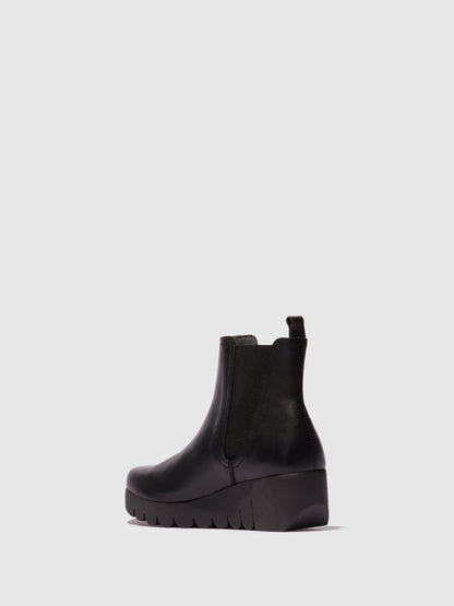 Botins em pele FLY London VOIL preto