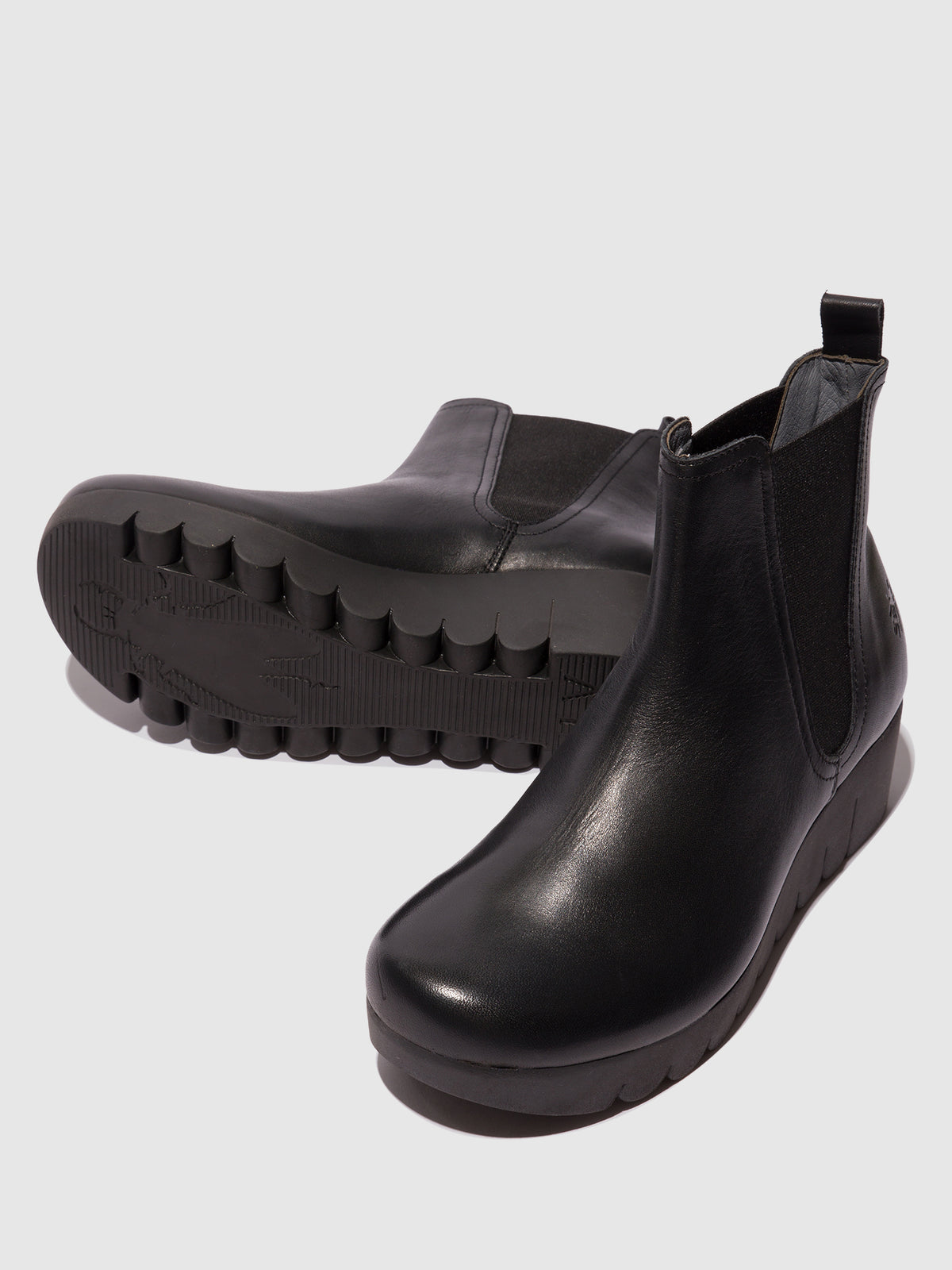 Botins em pele FLY London VOIL preto