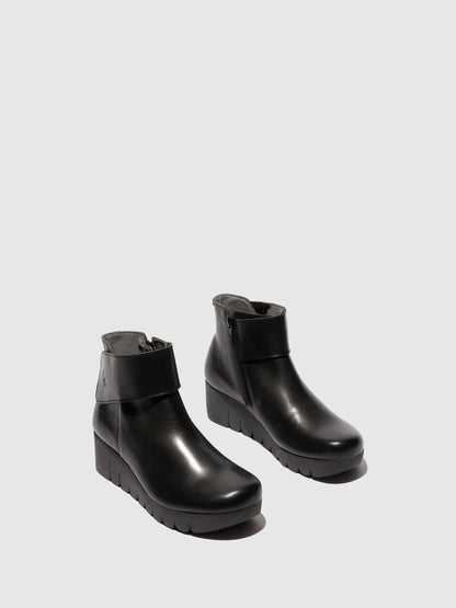 Botins em pele FLY London VUBE preto