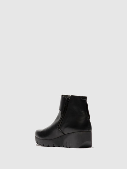 Botins em pele FLY London VUBE preto