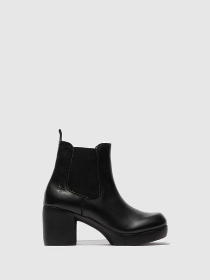 Botins em pele FLY London FAMY preto